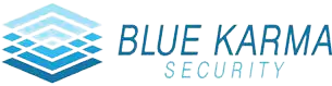 A green background with blue letters and the word " blue ".