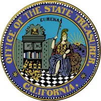 A seal of the state treasurer of california.