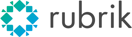 A black and white logo of the word " rubin ".
